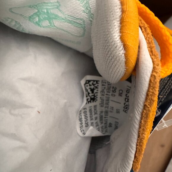 Men's Size 11.5 Onitsuka Tiger Serrano Sneakers - Mako Blue And White - Rare! - Picture 5 of 6